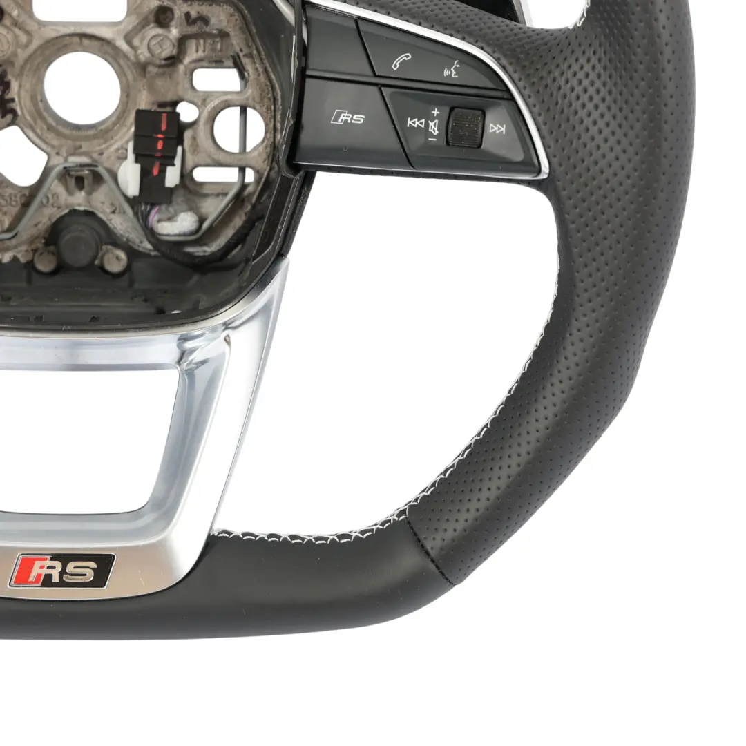 Steering Wheel Audi Q3 SQ3 RSQ3 NEW Black Leather Flat Bottom Paddle Shift