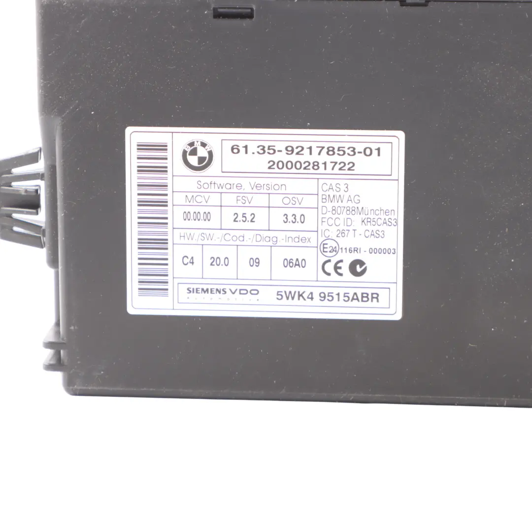 BMW E81 E87 LCI E90 E91 120d 320d N47 177HP ECU KIT DDE 8506438 CAS 3 Key
