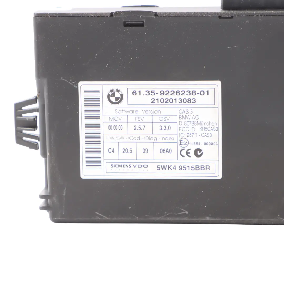 BMW E81 E88 E90 LCI 118d 318d N47 143HP ECU Kit DDE 8510592 CAS3 Key Manual