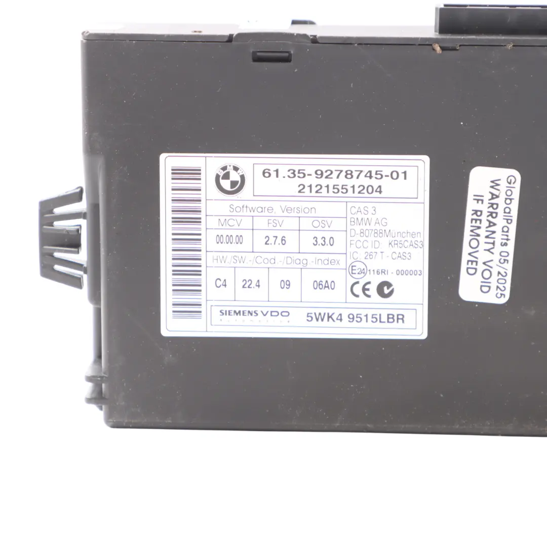 BMW E84 E90 LCI 20dX 320xd N47 177HP ECU Kit DDE 8512498 CAS3 + Key Manual