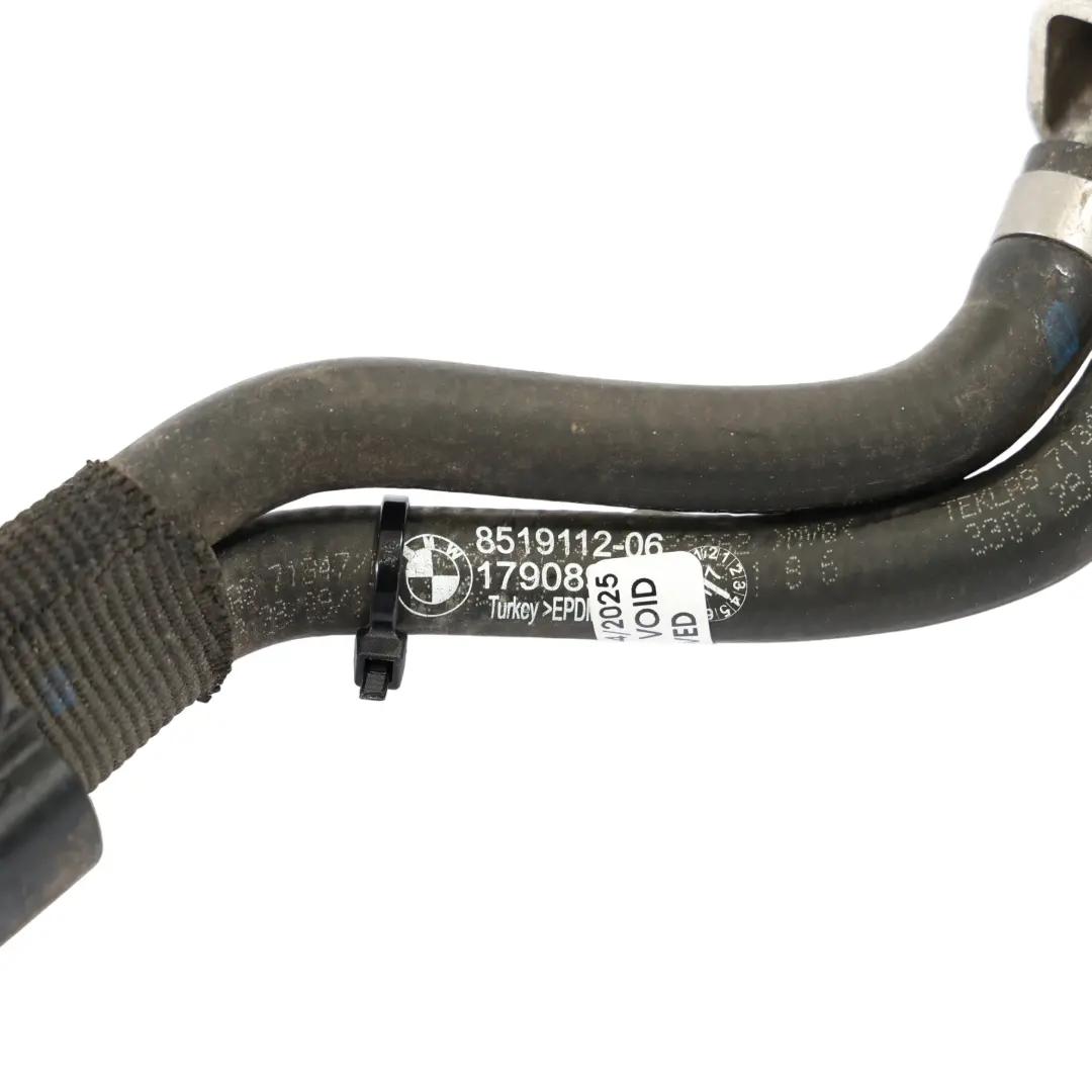 BMW X5 F15 Diesel Engine Coolant Hose Line Tube Supply Return 8519112