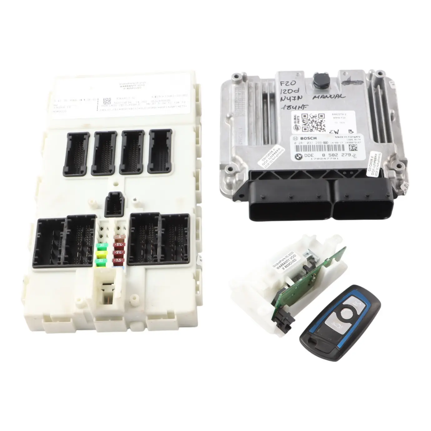 BMW F20 F30 F32 120d 320d 420d N47N 184HP ECU Kit DDE 8582279 Lock Keys FEM