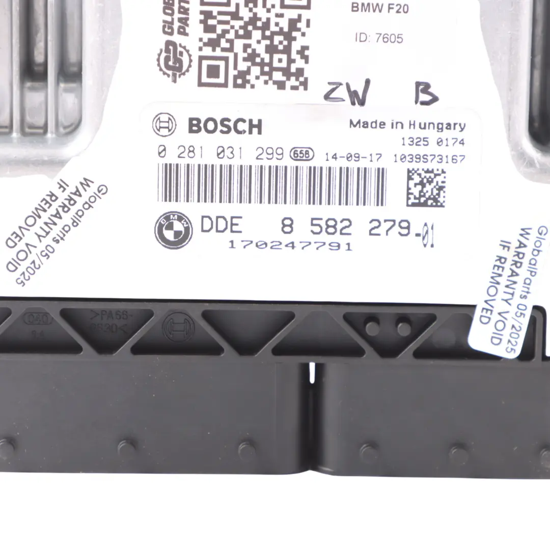 BMW F20 F30 F32 120d 320d 420d N47N 184HP Engine ECU Kit DDE 8582279 Manual