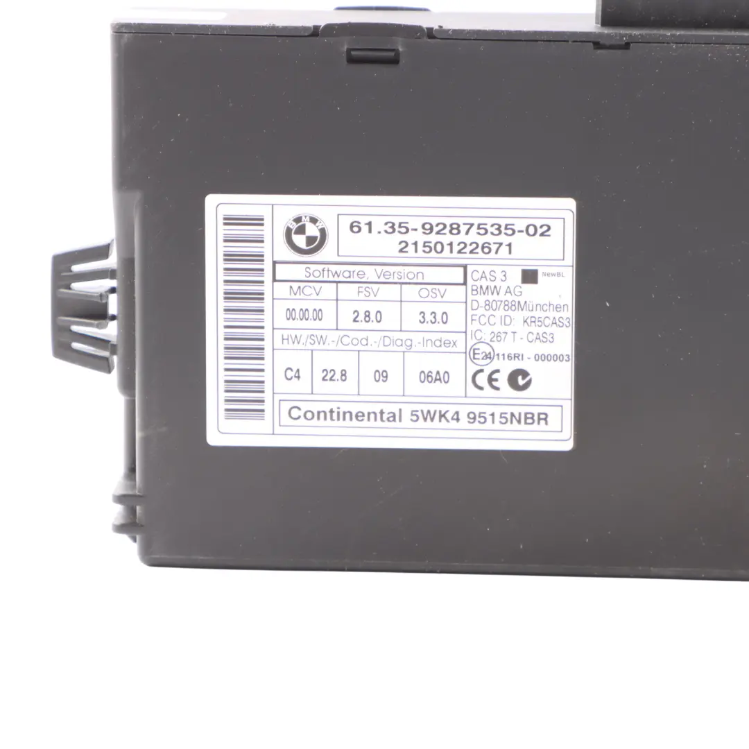 Mini R60 Cooper SD N47N 143HP Engine ECU Kit DDE CAS3 + Key 8583423 Manual