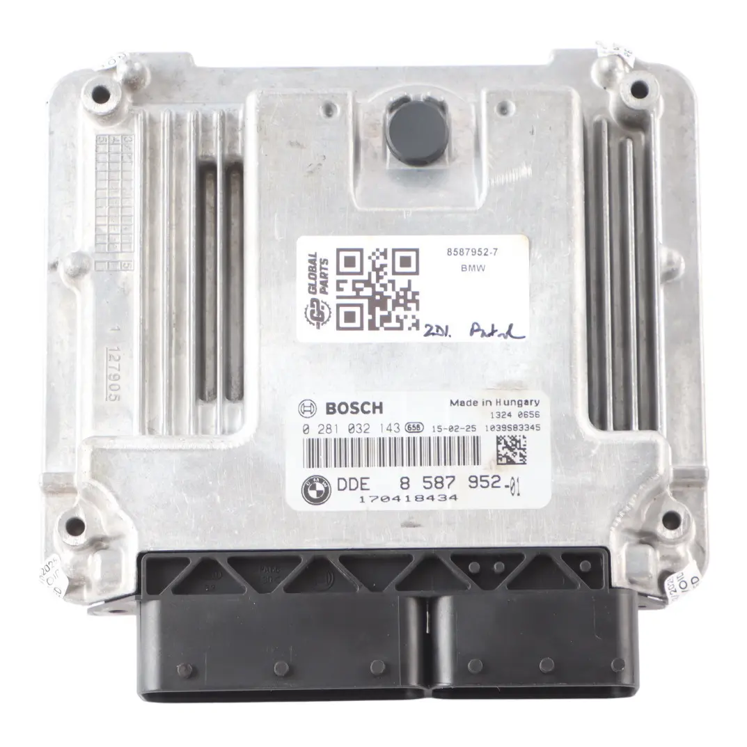 Mini Cooper D F55 F56 B37 116HP Diesel ECU Engine Unit DDE 8587952 Manual