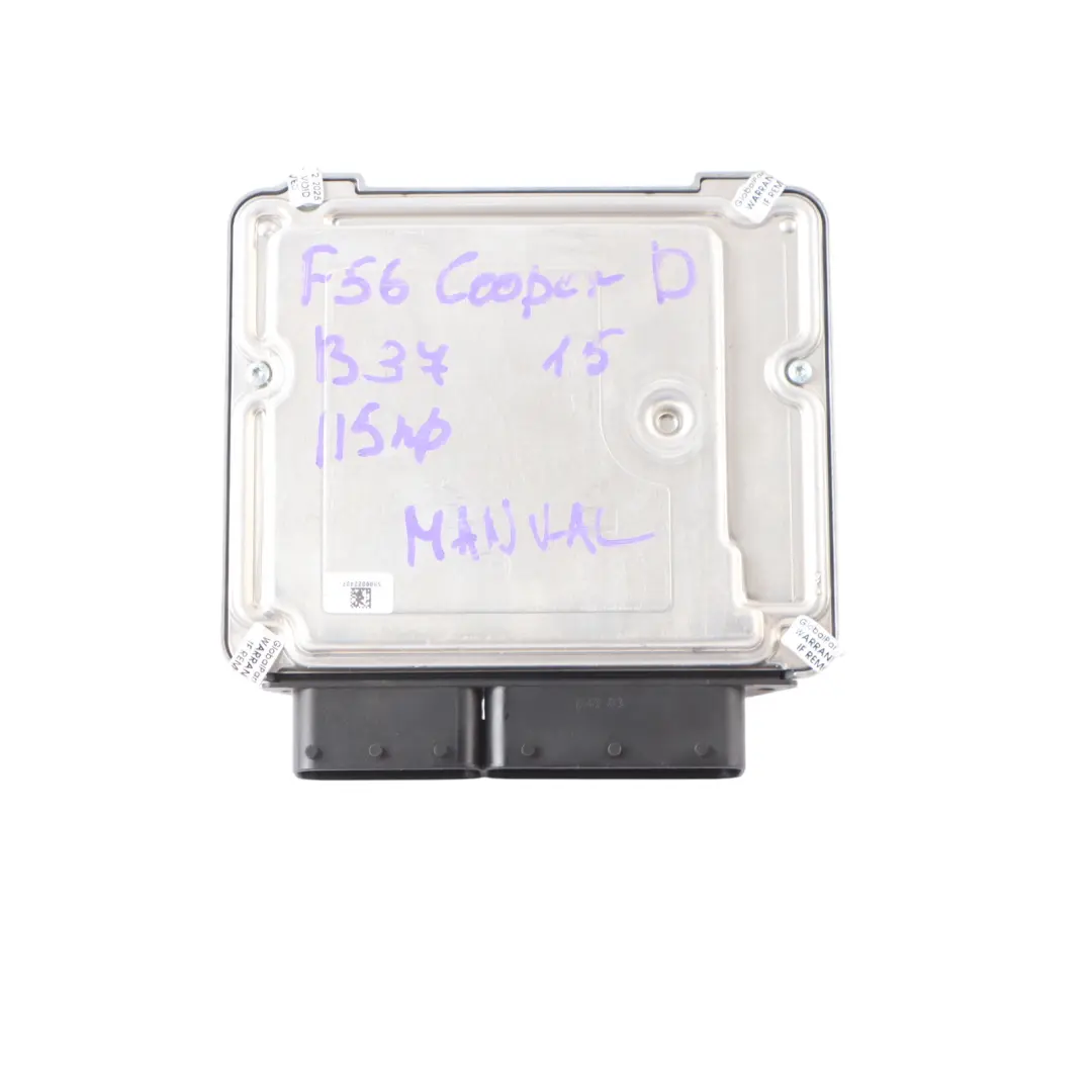 Mini Cooper D F55 F56 B37 116HP Diesel ECU Engine Unit DDE 8587952 Manual