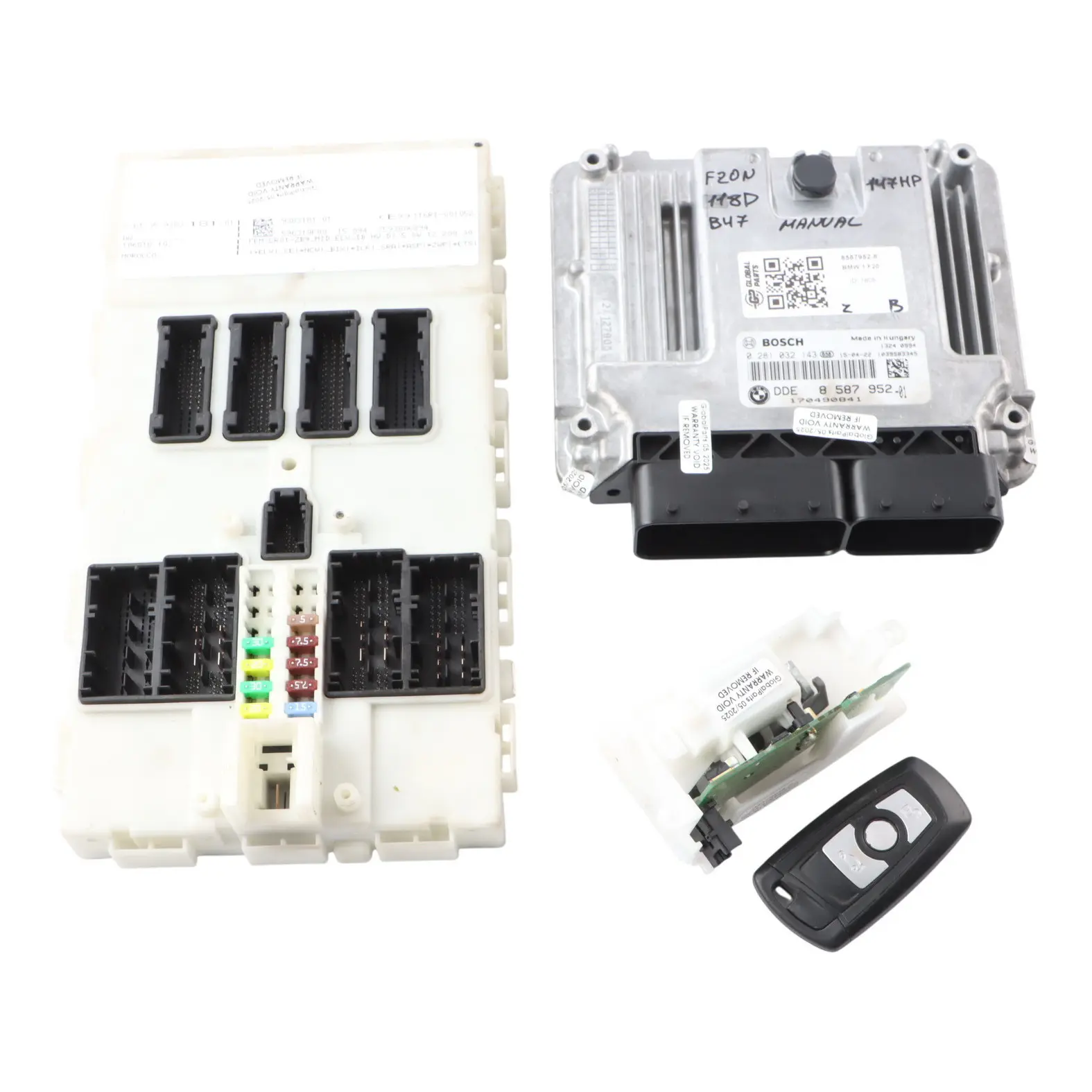 BMW F20 F21 LCI F30 150HP 118d 318d B47 Engine Unit ECU DDE Set 8587952 Manual