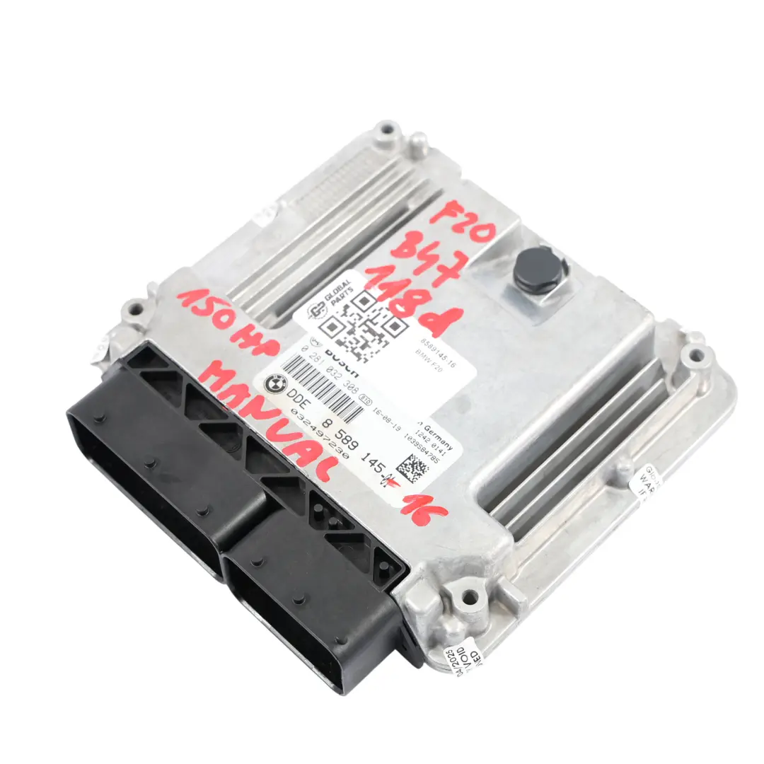 BMW F20 F21 F30 F31 118d 318d B47 150HP Engine Control ECU DDE 8473185 Manual