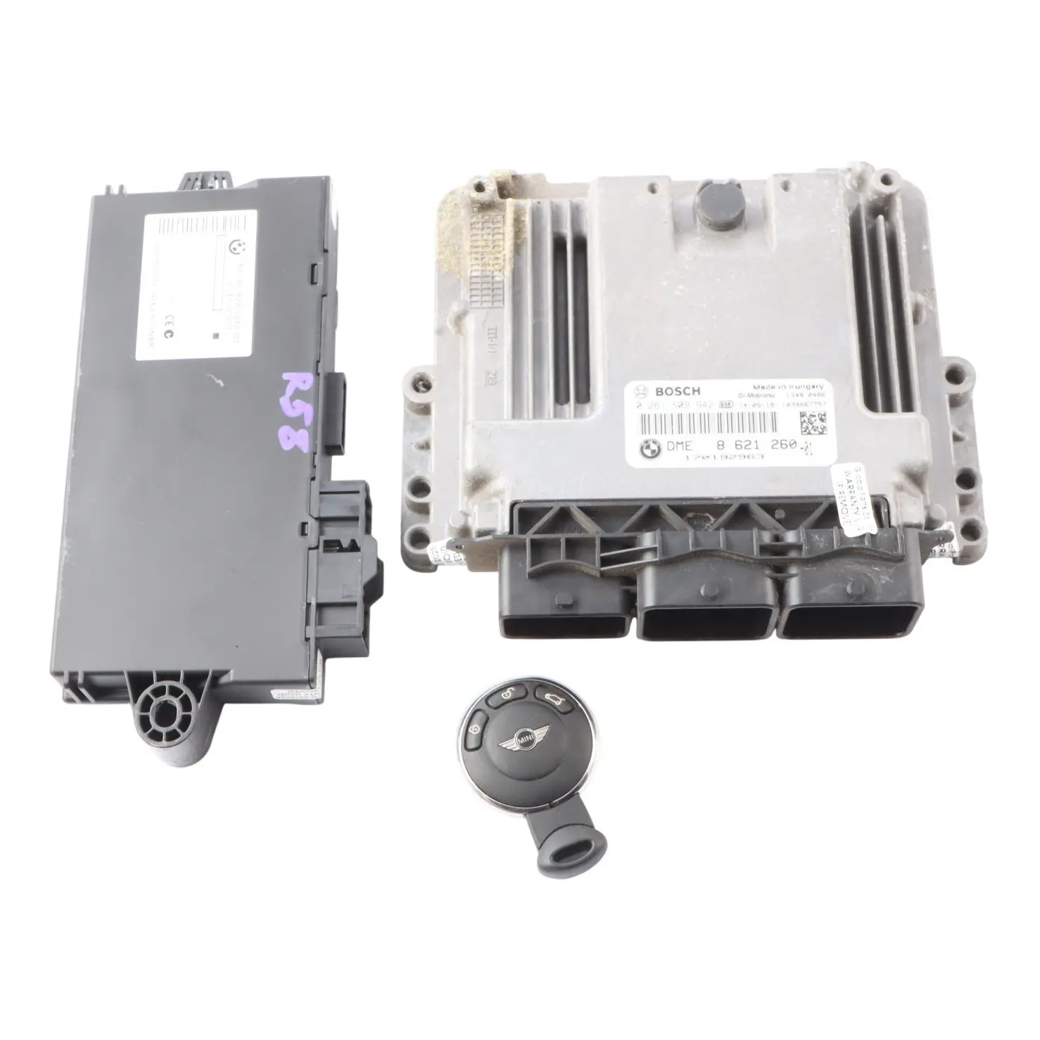 Mini Cooper S R58 R60 N18 184 HP Engine ECU Kit DME CAS3 + Key 8621260 Manual