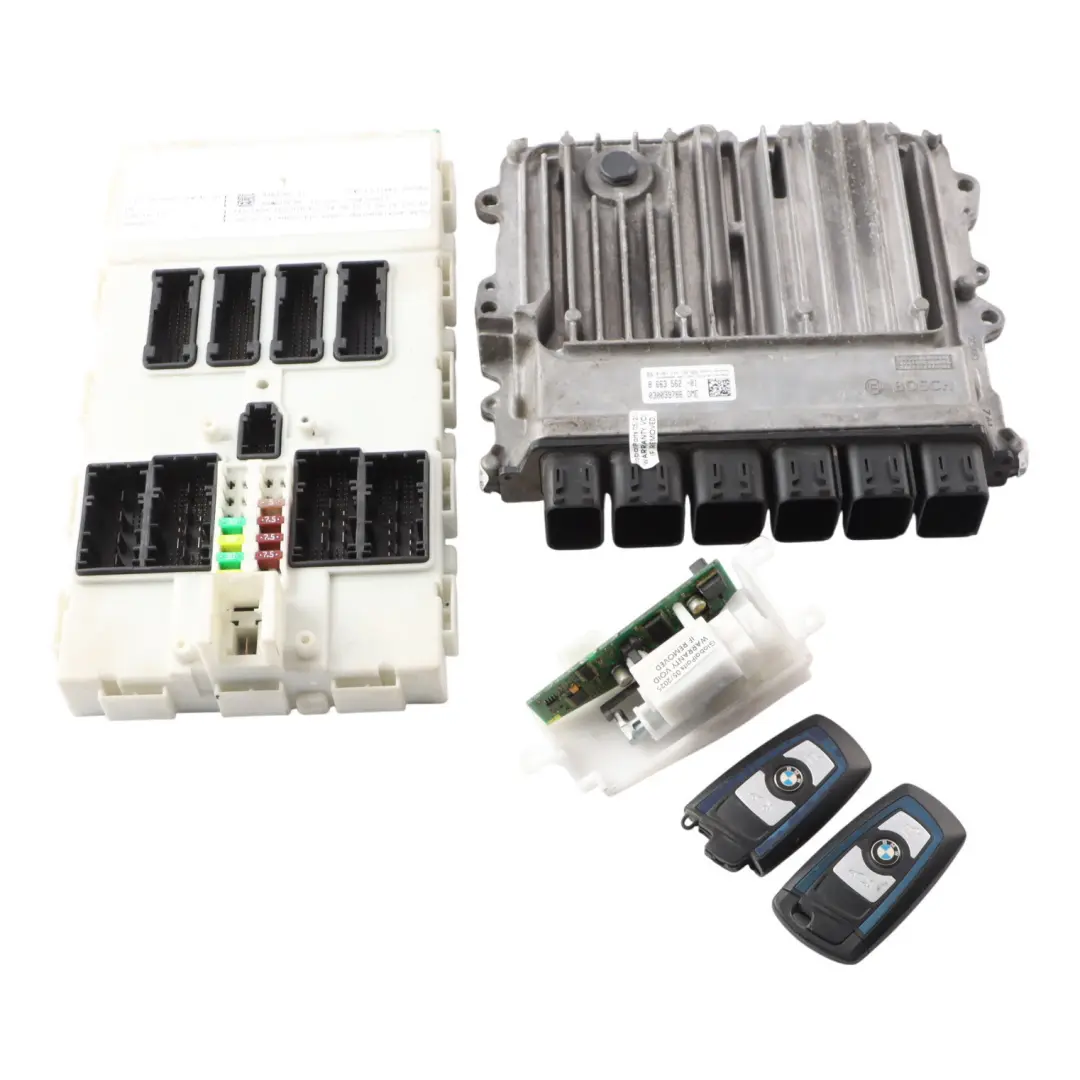 BMW F30 320i B48 184HP Engine Control Unit ECU Kit DME 8663562 FEM + 2 Keys