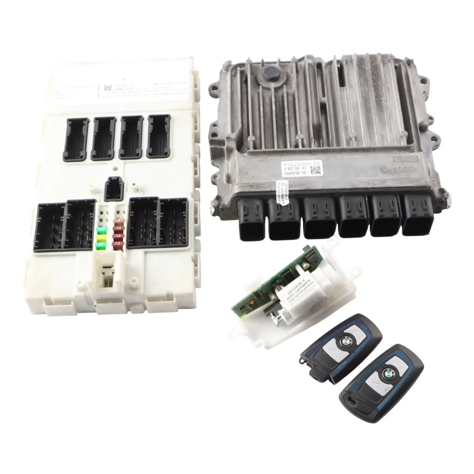 BMW F30 320i B48 184HP Engine Control Unit ECU Kit DME 8663562 FEM + 2 Keys