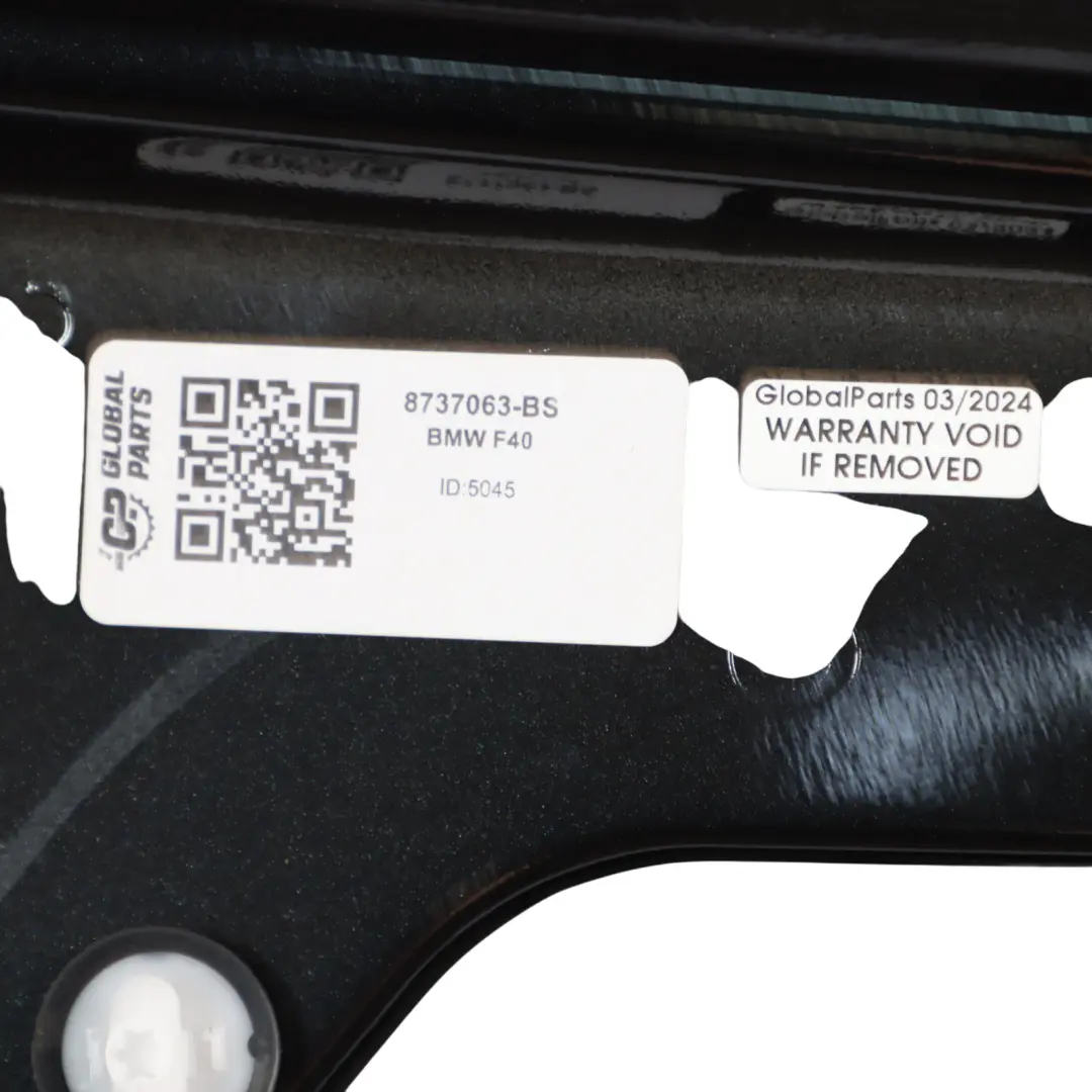 BMW F40 Rear Left Door N/S Black Saphire Metallic - 475