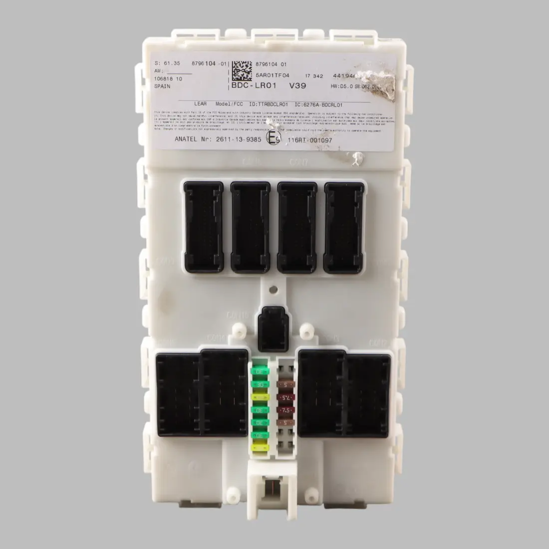 BMW X5 F15 X6 F16 ECU Body Control Module BCM 8796104
