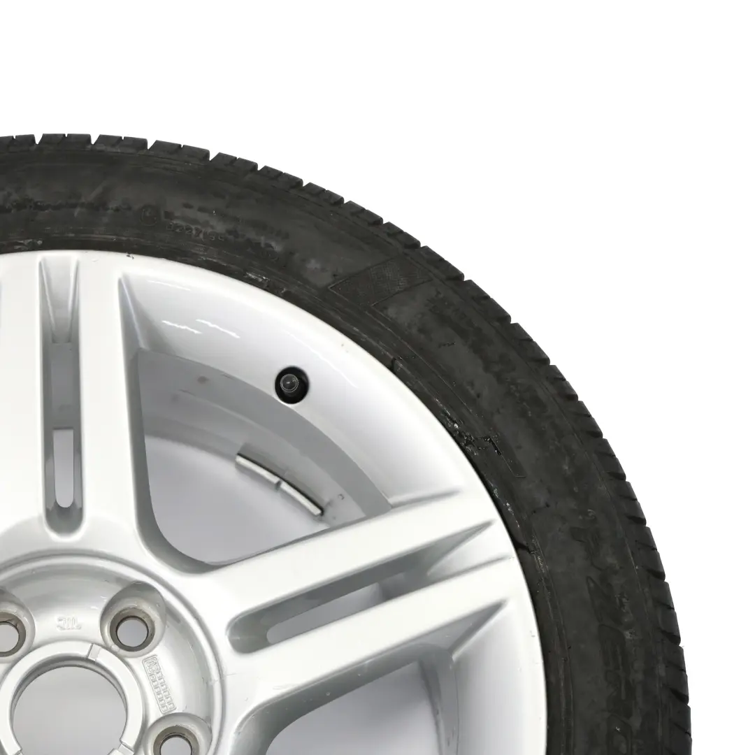 Audi A4 B7 Leicht Felge 17" ET:45 7,5J Silber Reifen Pirreli 245/45 8E0601025AS