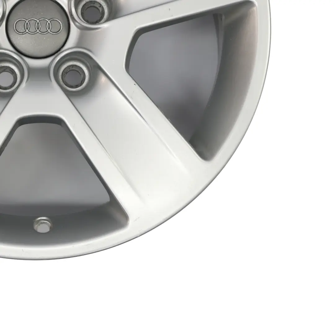 Audi A4 B7 8E Silver Alloy Wheel Rim 16" ET:42 7J Star Spoke 8E0601025B