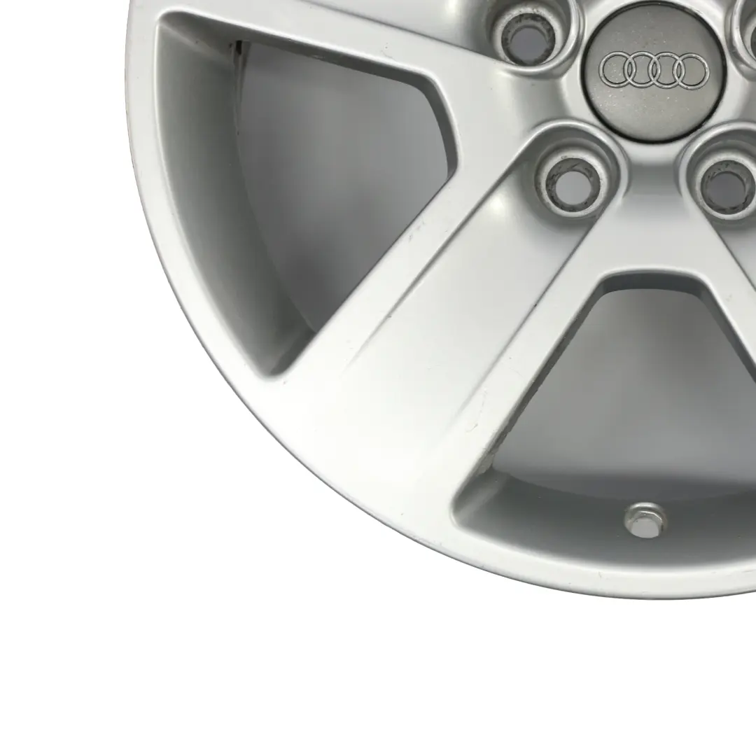 Audi A4 B7 8E Silver Alloy Wheel Rim 16" ET:42 7J Star Spoke 8E0601025B