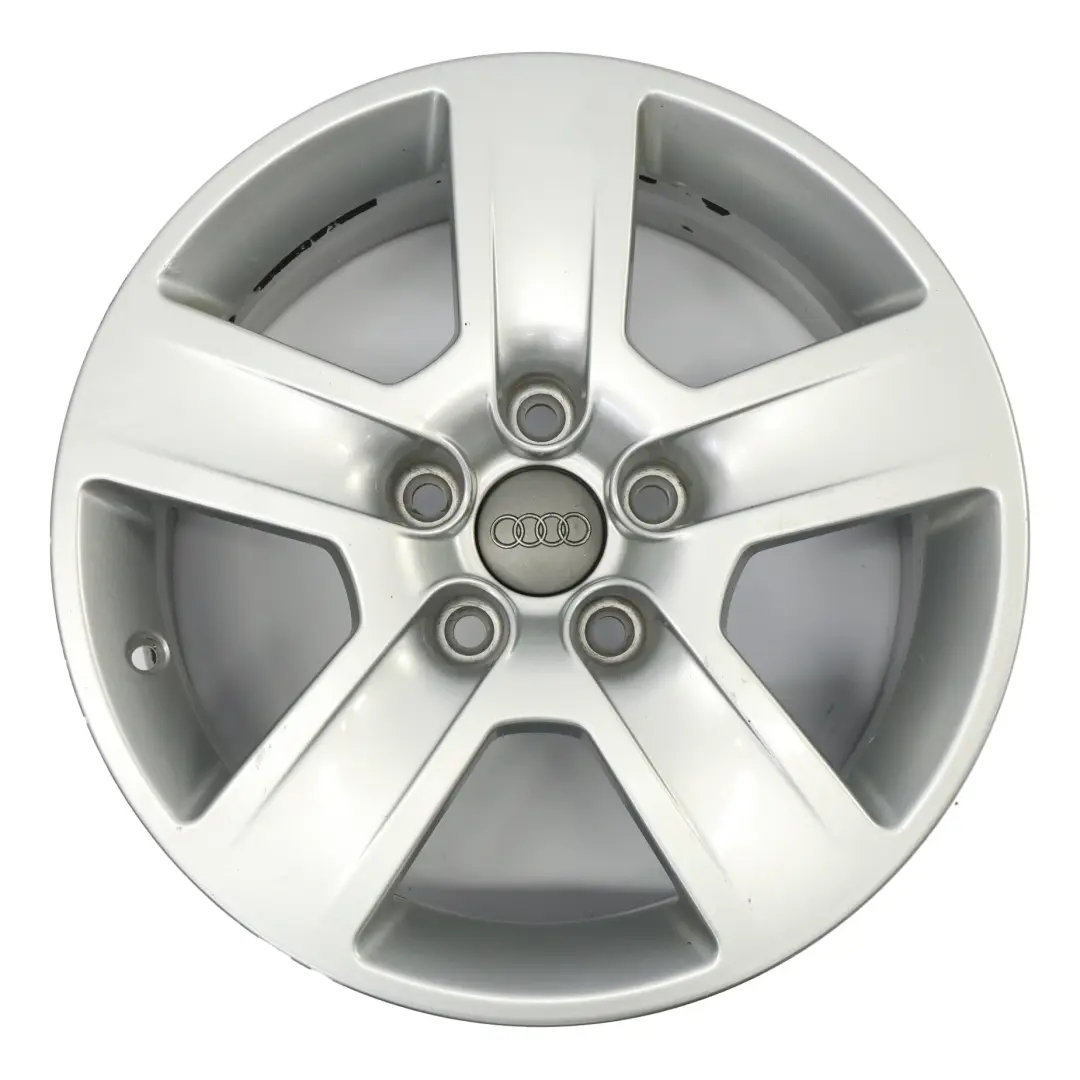 Audi A4 B7 8E Silver Alloy Wheel Rim 16" ET:42 7J Star Spoke 8E0601025B