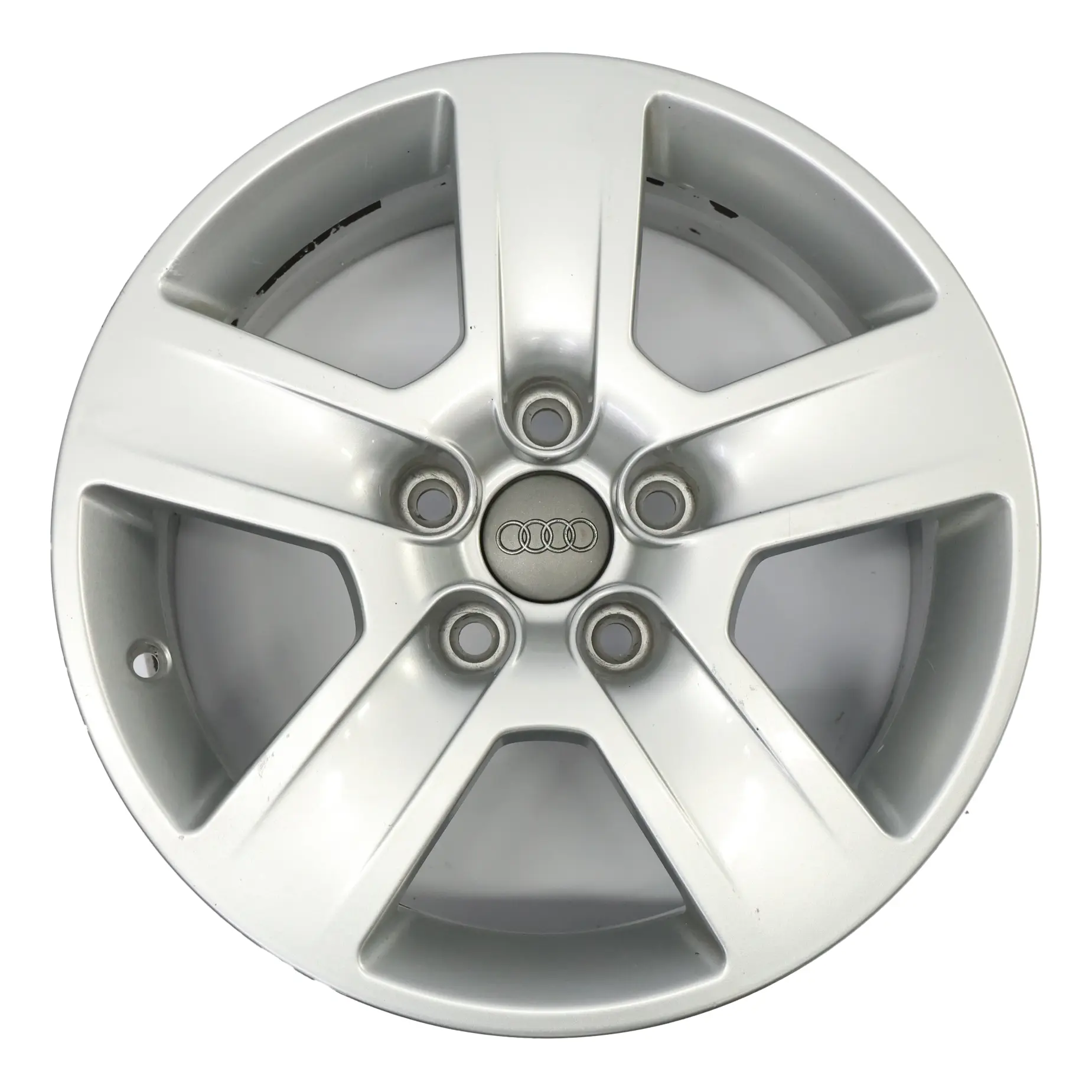 Audi A4 B7 8E Silver Alloy Wheel Rim 16" ET:42 7J Star Spoke 8E0601025B