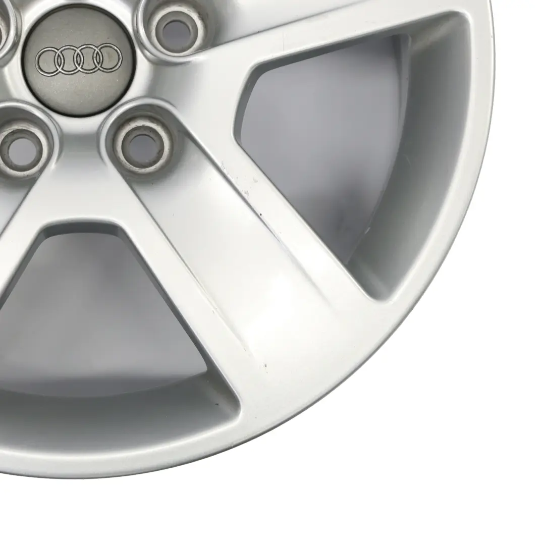 Audi A4 B7 8E Silver Alloy Wheel Rim 16" ET:42 7J Star Spoke 8E0601025B