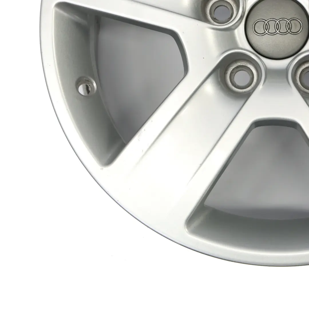 Audi A4 B7 8E Silver Alloy Wheel Rim 16" ET:42 7J Star Spoke 8E0601025B