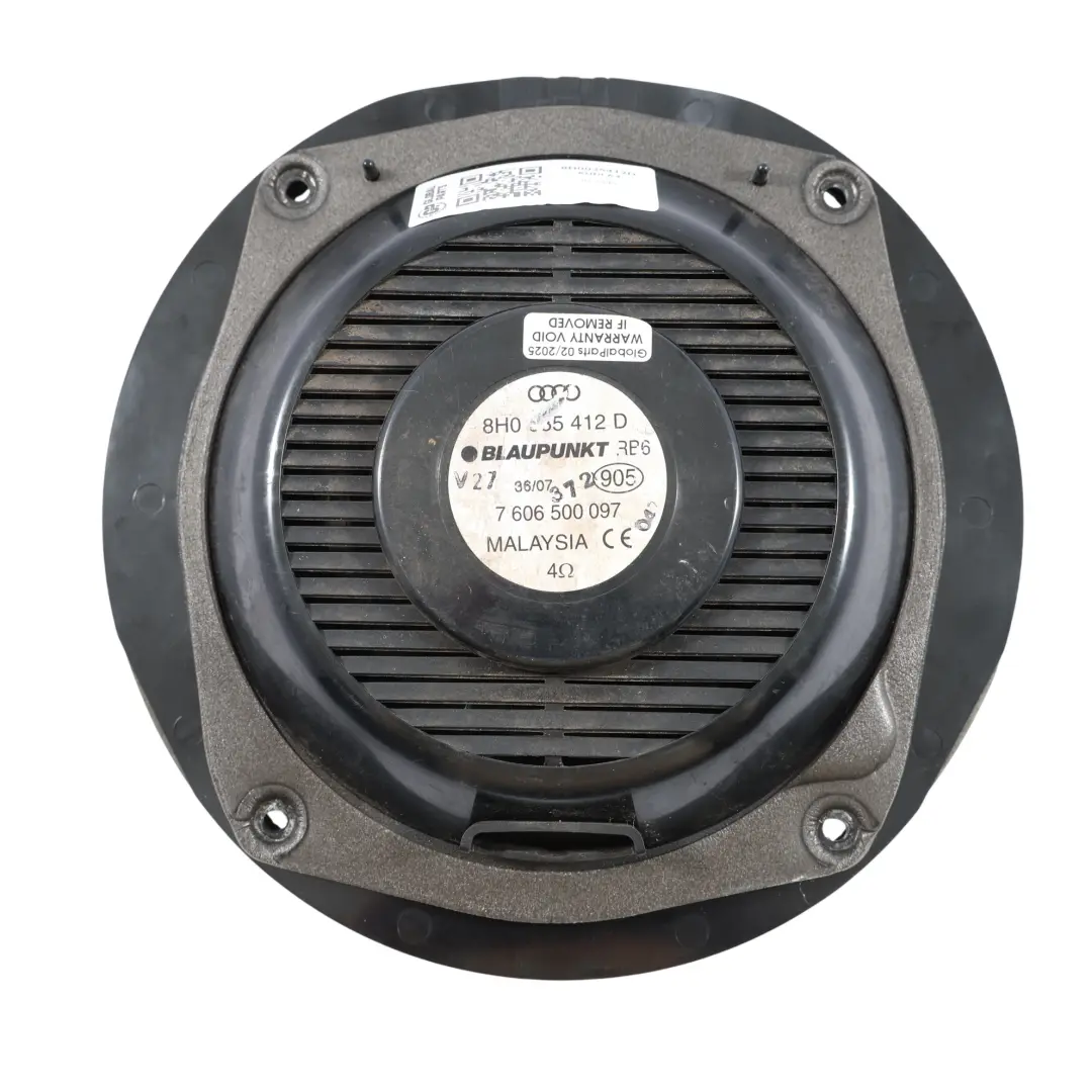 Audi A4 B7 Cabrio Altavoz De Puerta Altavoz Delantero Izquierdo 8H0035412D