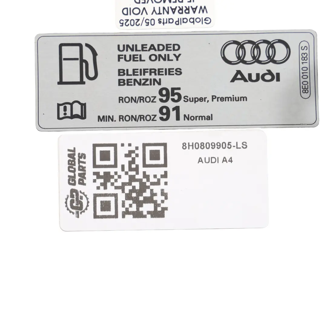Audi A4 B7 Cabrio Kraftstofftank Klappe Tank Deckel Hellsilber Metallic - Y7W