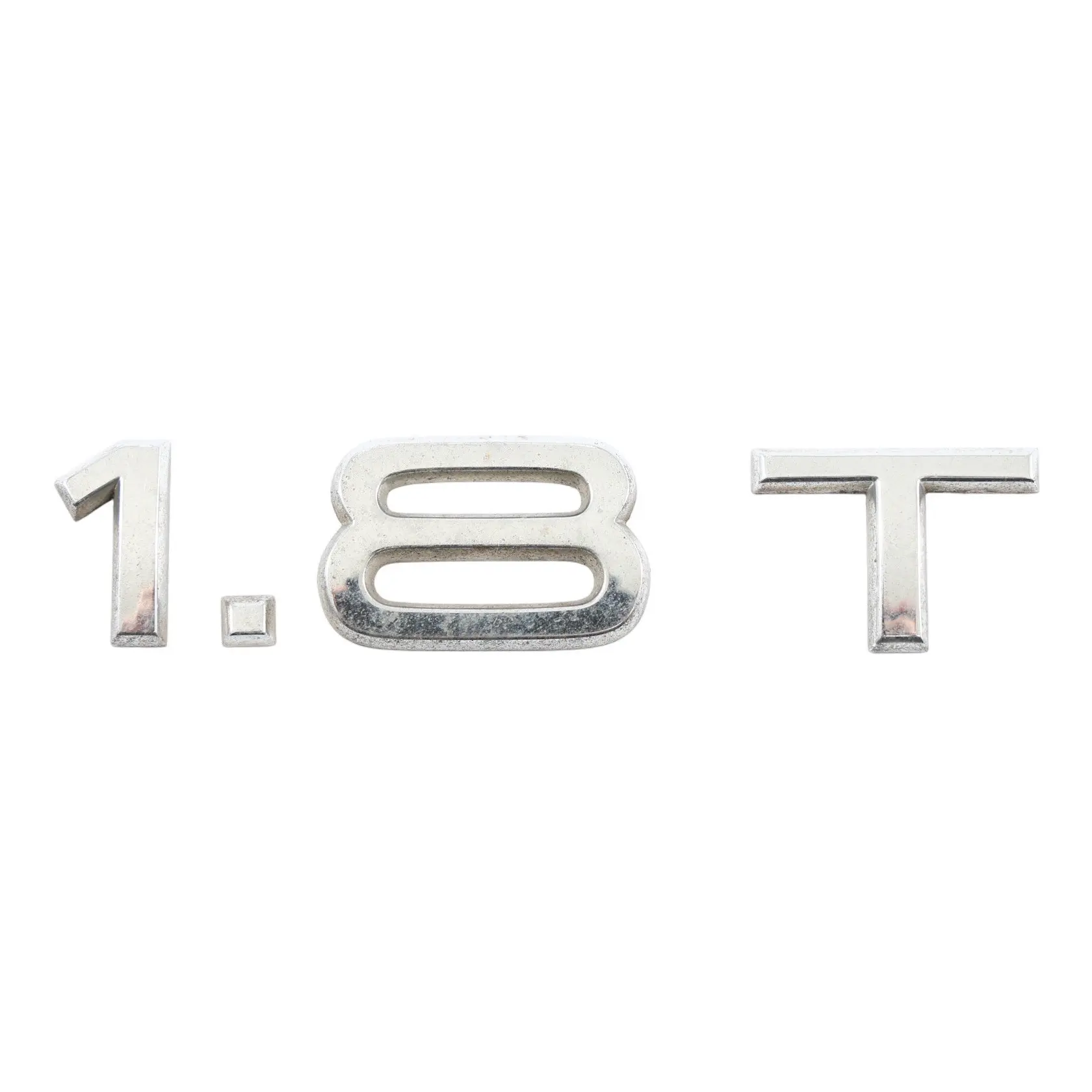 Audi A4 B7 Rear Trunk Hatch Boot Badge Emblem 1.8T Lettering Chrome 8H0853743B