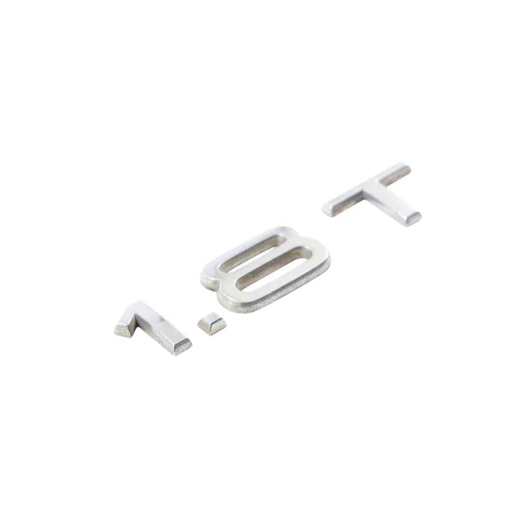 Audi A4 B7 Rear Trunk Hatch Boot Badge Emblem 1.8T Lettering Chrome 8H0853743B