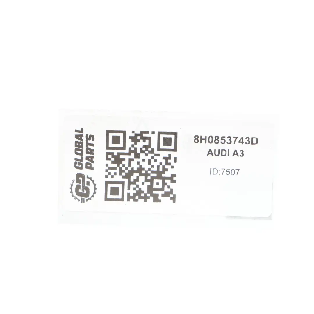 Audi A3 8P Emblème De Coffre 1.9 TDI Chrome 8H0853743D 