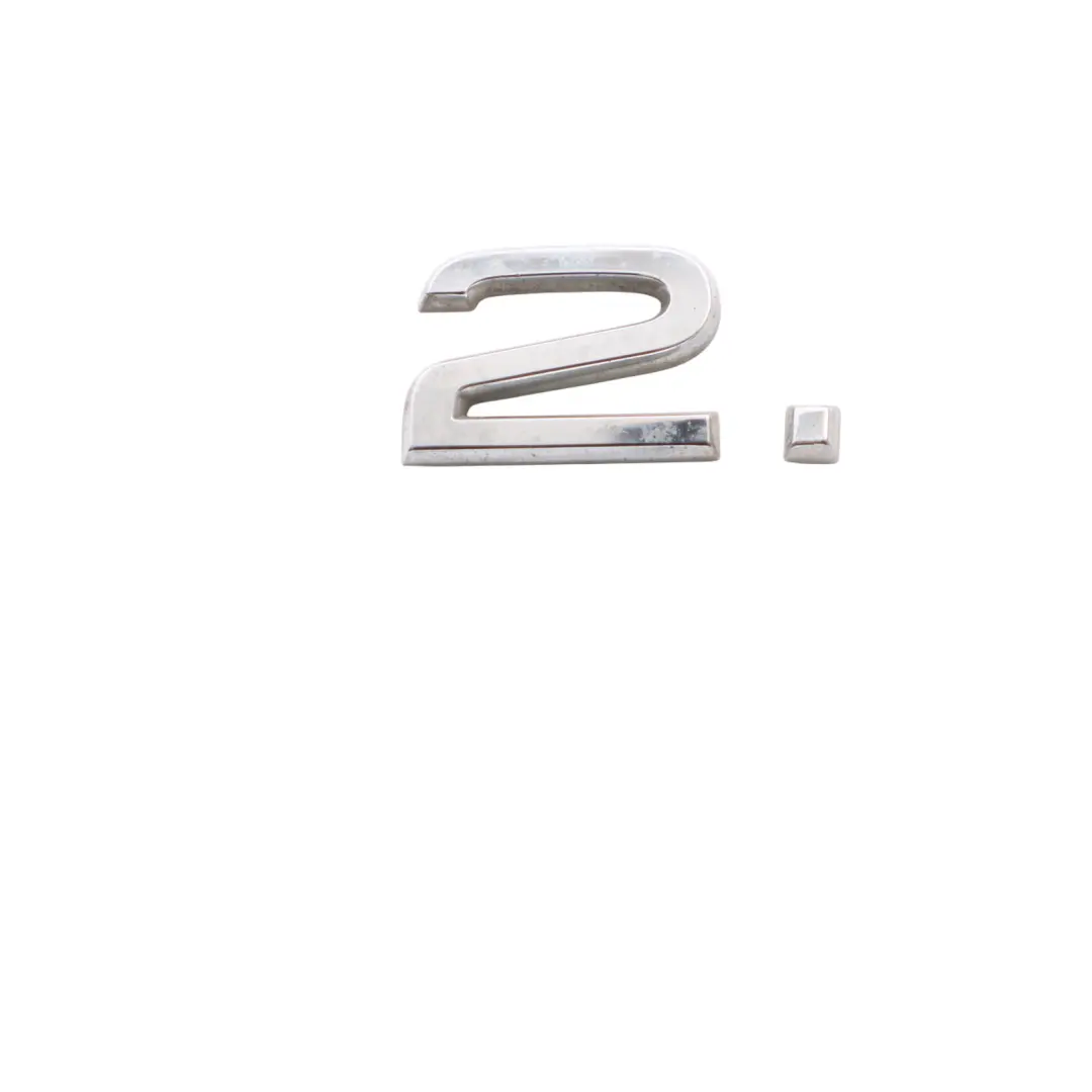 Audi A4 B8 Rear Trunk Hatch Boot Badge Emblem 2.0T Lettering 8H0853743H Chrome