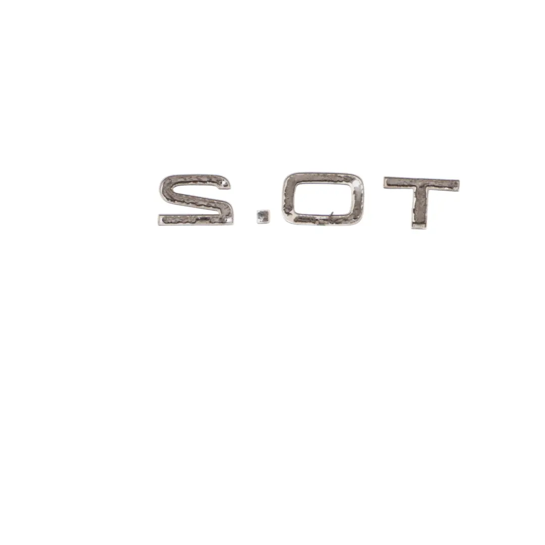 Audi A4 B8 Rear Trunk Hatch Boot Badge Emblem 2.0T Lettering 8H0853743H Chrome