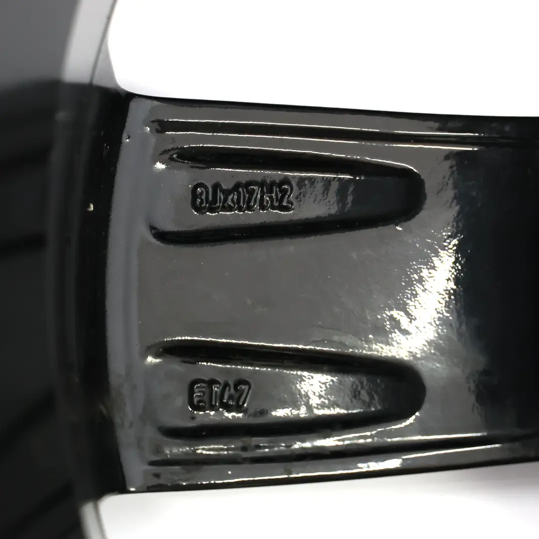 Audi TT Mk2 8J Jante Alliage Noire 17" ET:47 8J À Rayons Étoilés 8J0601025C