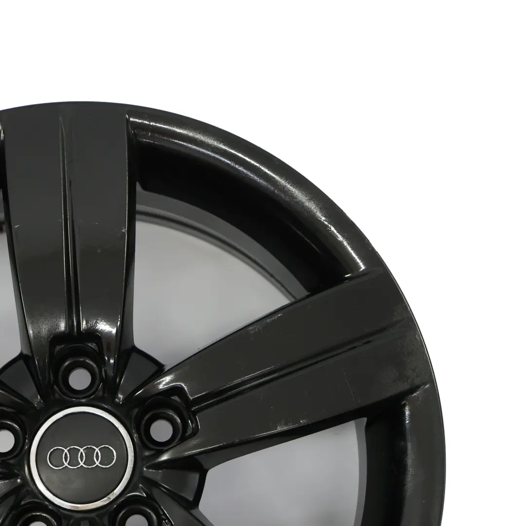 Audi TT Mk2 8J Jante Alliage Noire 17" ET:47 8J À Rayons Étoilés 8J0601025C