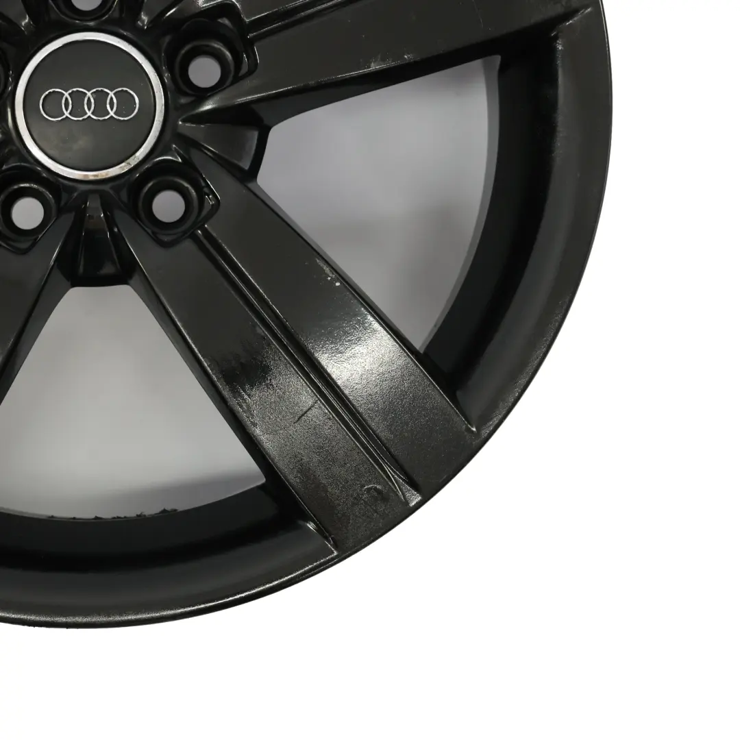 Audi TT Mk2 8J Jante Alliage Noire 17" ET:47 8J À Rayons Étoilés 8J0601025C