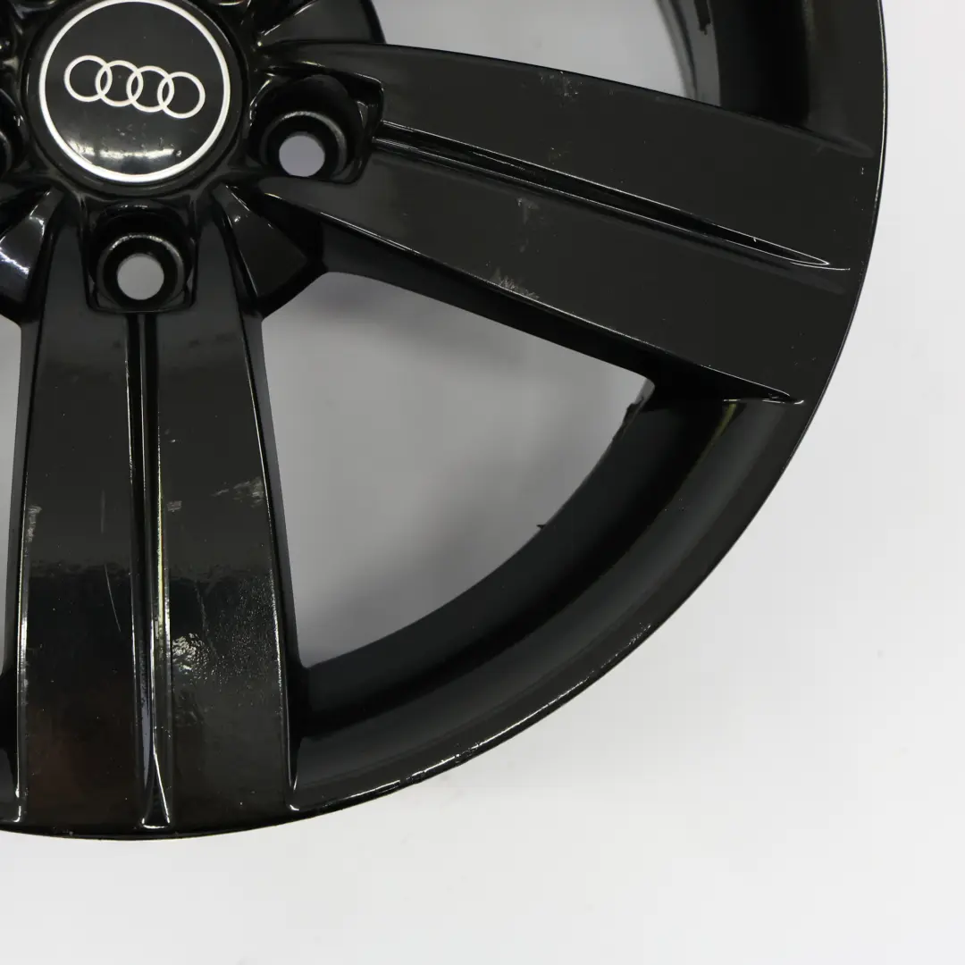 Audi TT Mk2 8J Black Alloy Wheel Rim 17" ET:47 8J Star Spoke 8J0601025C