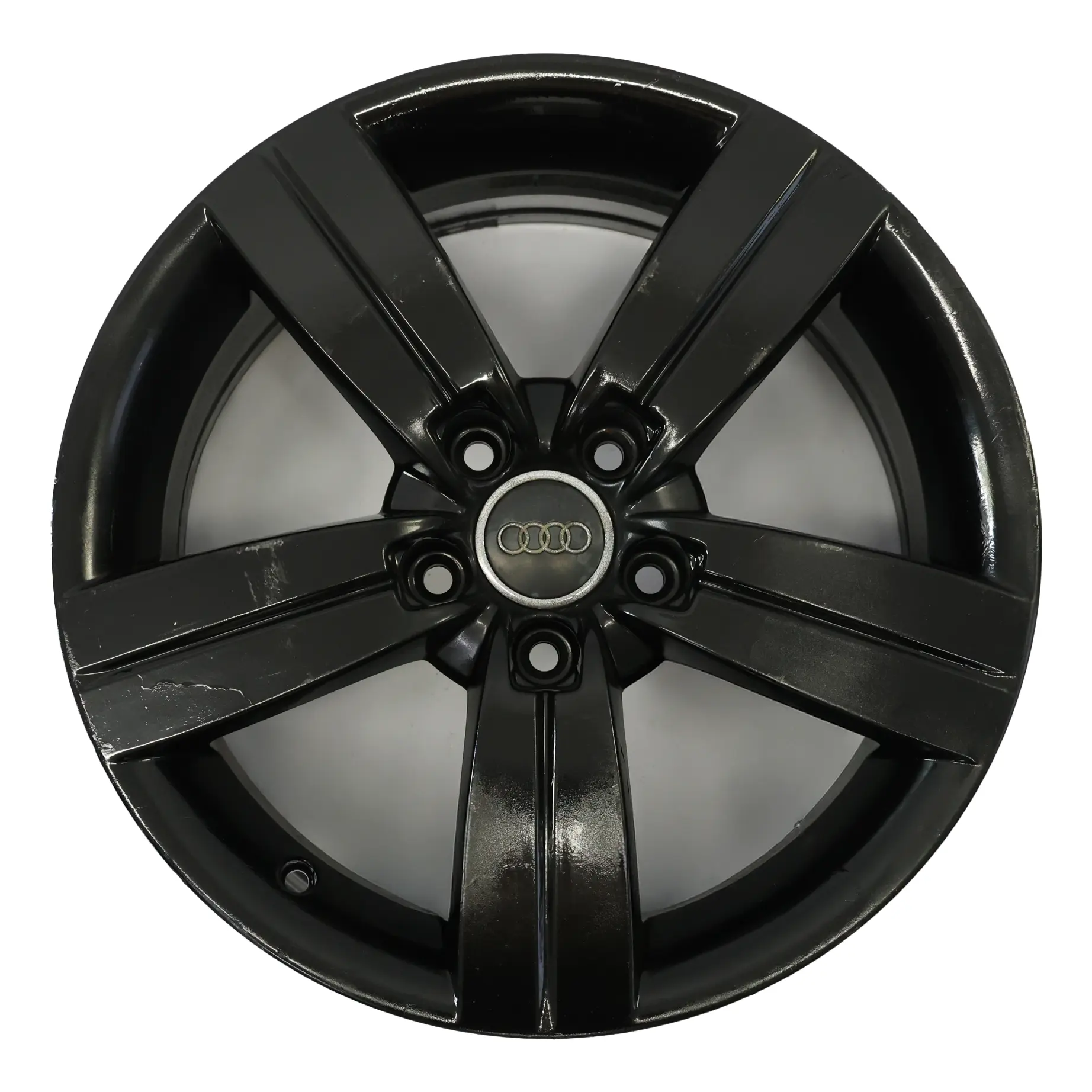 Audi TT Mk2 8J Black Alloy Wheel Rim 17" ET:47 8J Star Spoke 8J0601025C