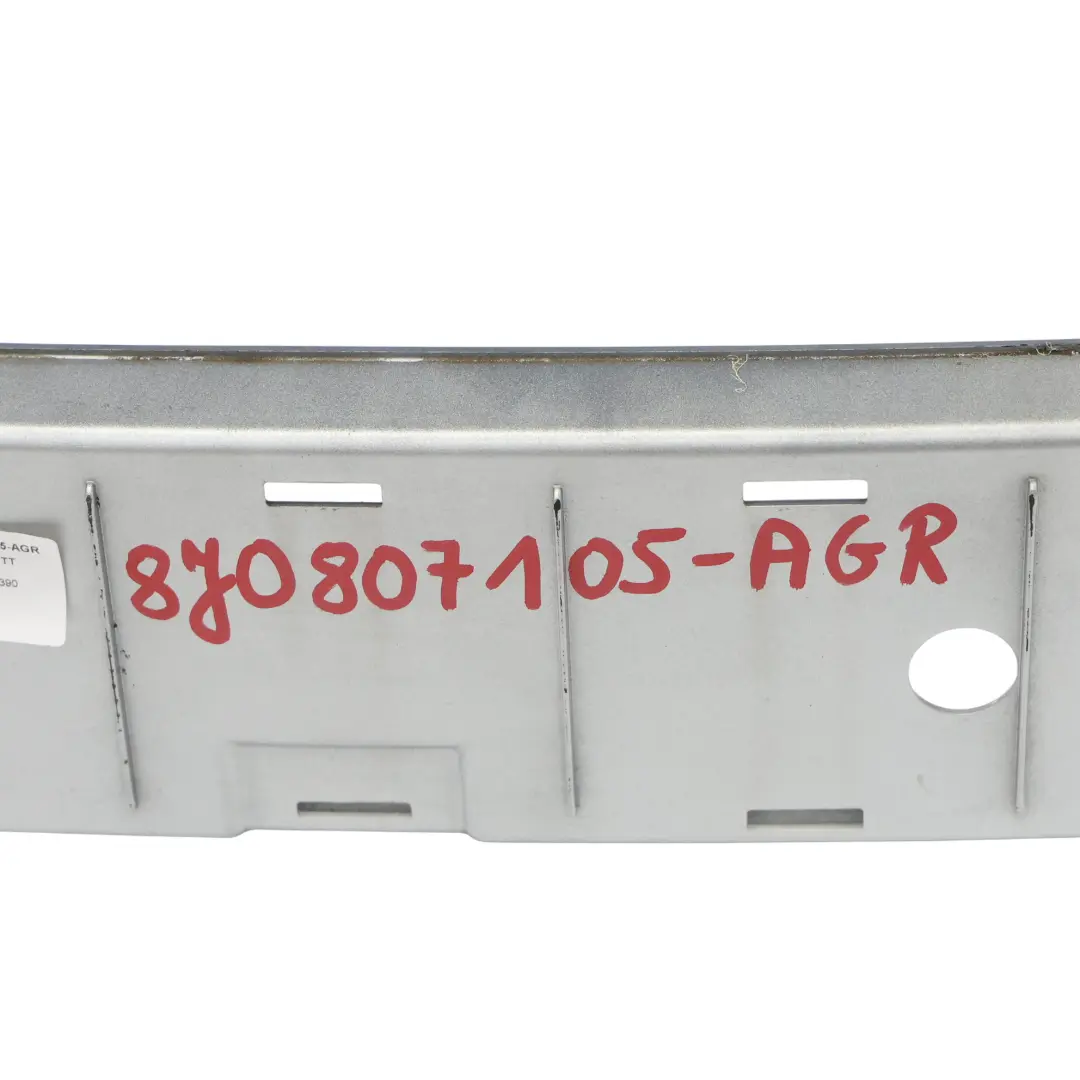 Audi TT 8J Front Bumper Trim Panel Covering Arrow Grey Pearl Effect - Z7W