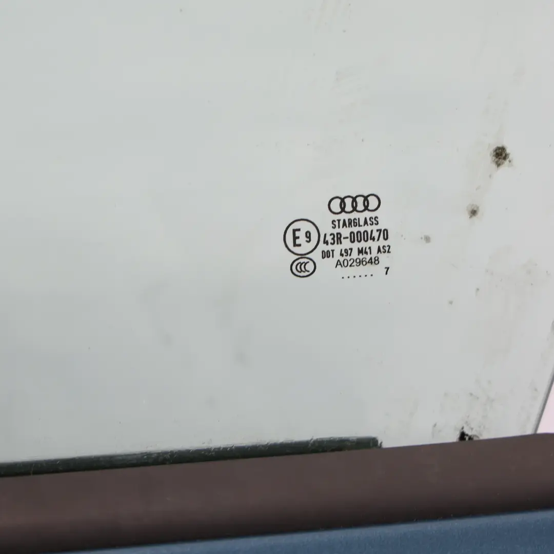 Audi TT 8J Door Cover Front Left N/S Petrol Blue Pearl Effect - X5Z