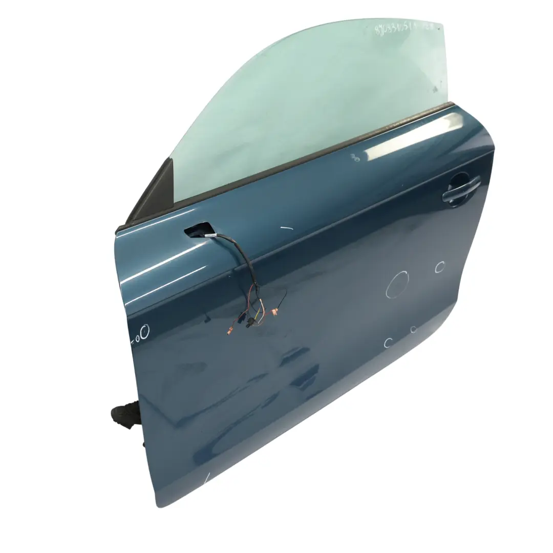 Audi TT 8J Door Cover Front Left N/S Petrol Blue Pearl Effect - X5Z