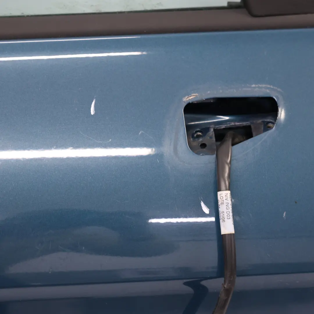Audi TT 8J Door Cover Front Right O/S Petrol Blue Pearl Effect - X5Z