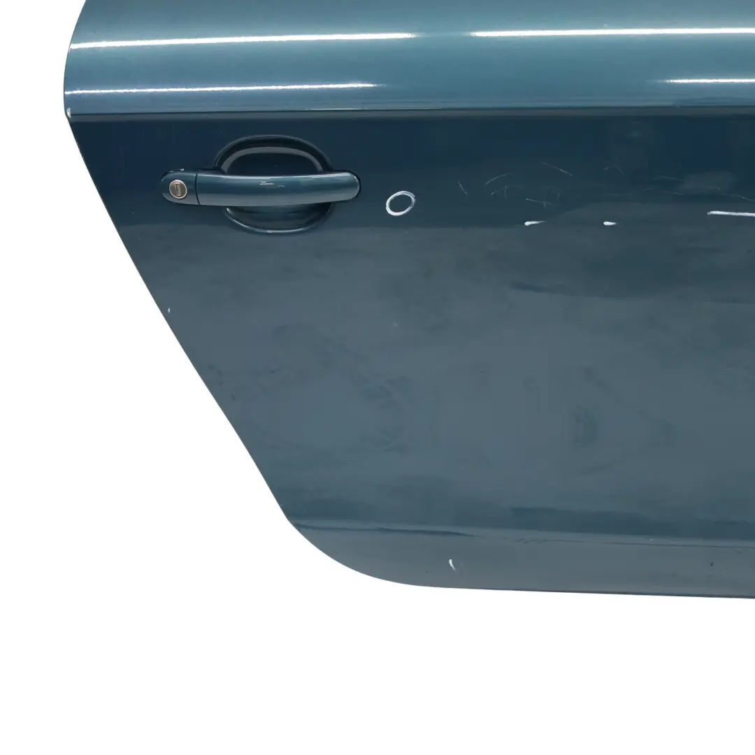 Audi TT 8J Door Cover Front Right O/S Petrol Blue Pearl Effect - X5Z