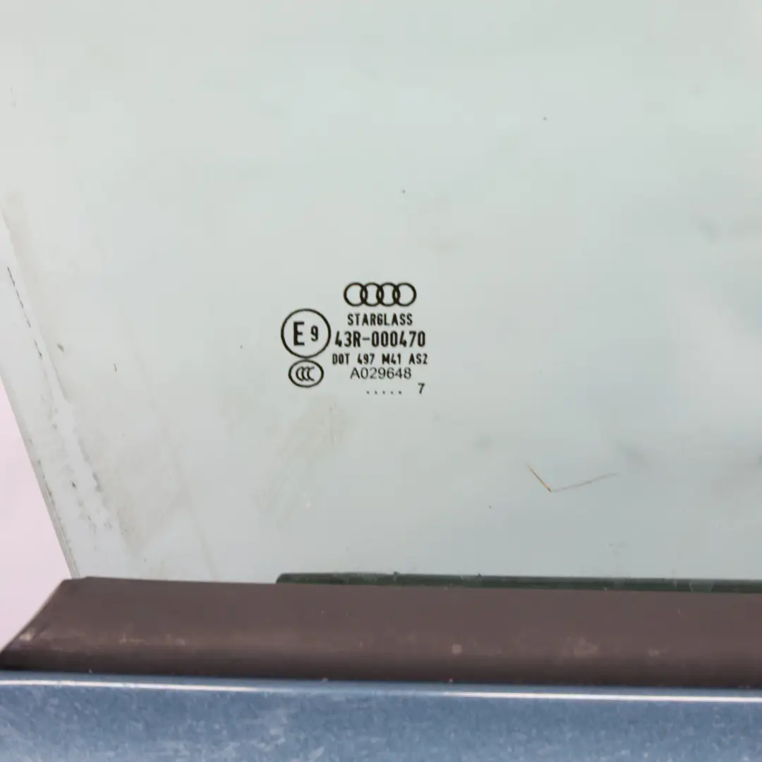 Audi TT 8J Door Cover Front Right O/S Petrol Blue Pearl Effect - X5Z
