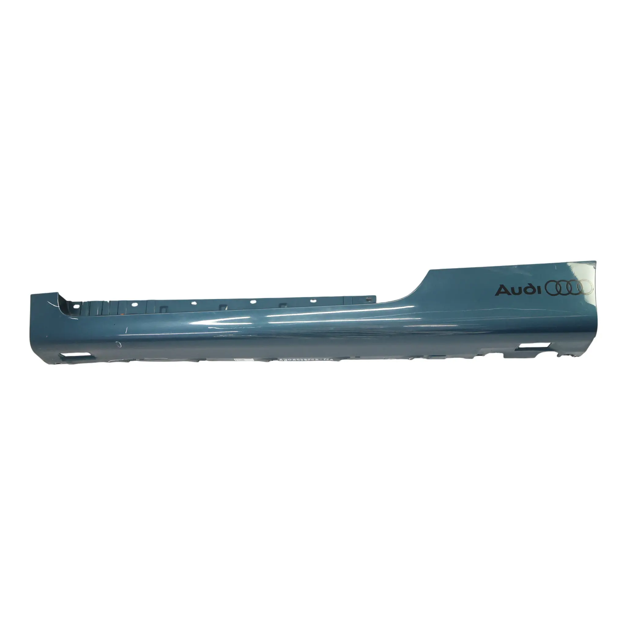 Audi TT 8J Side Skirt Door Sill Trim Cover Left N/S Petrol Blue Pearl Effect X5Z