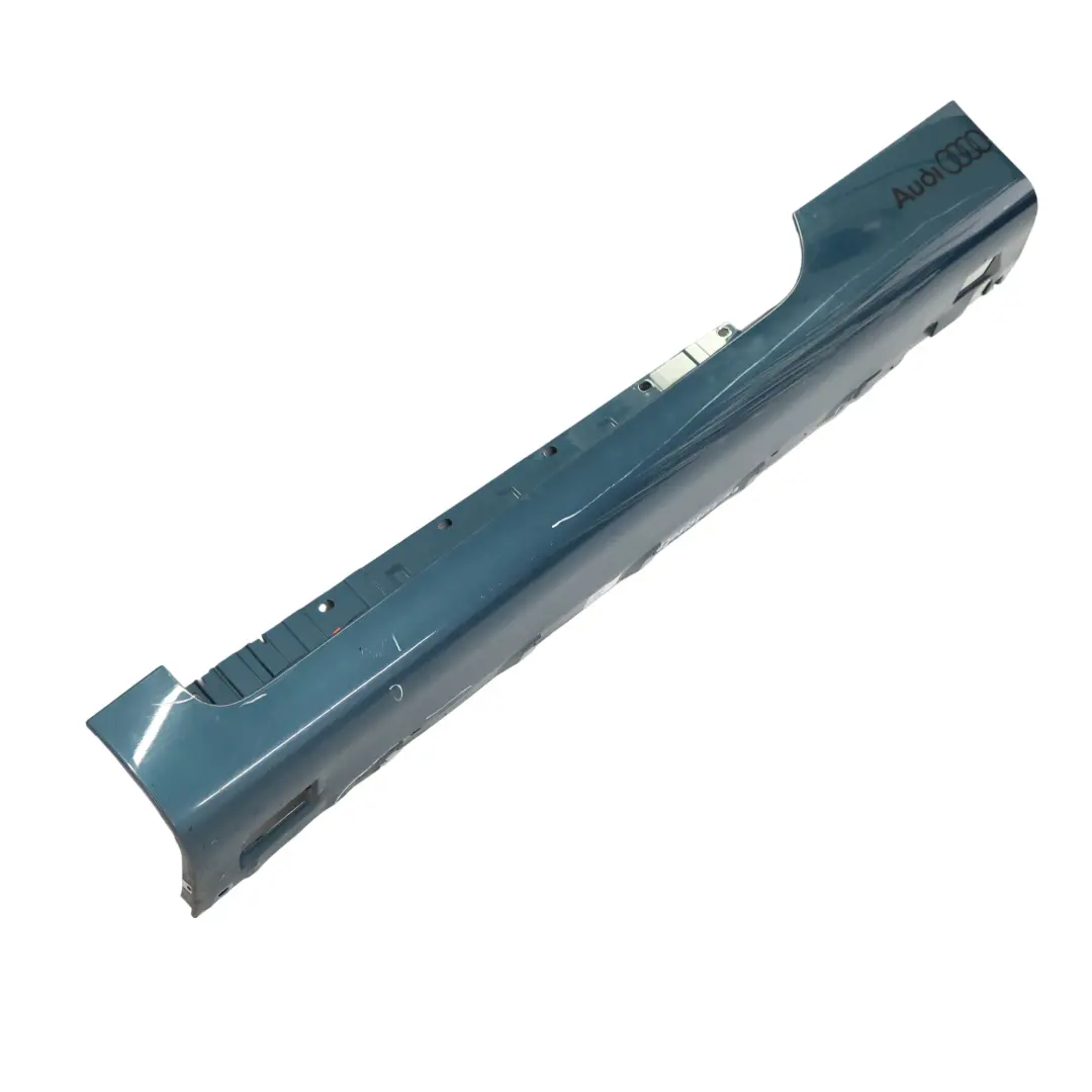 Audi TT 8J Side Skirt Door Sill Trim Cover Left N/S Petrol Blue Pearl Effect X5Z