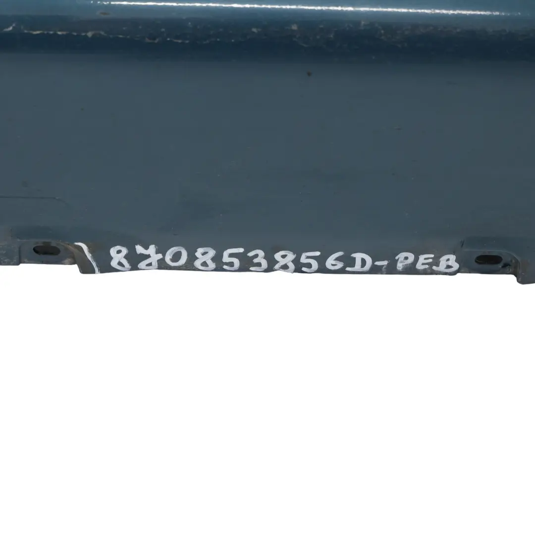 Audi TT 8J Side Skirt Door Sill Cover Right O/S Petrol Blue Pearl Effect - X5Z