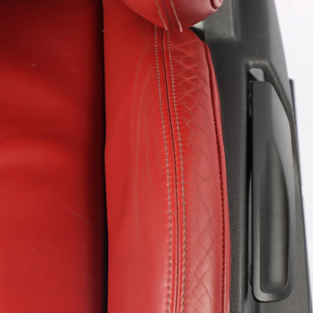 Audi TT 8J Coupe Sport Seat Front Left N/S Heated Feinnappa Leather Magma Red