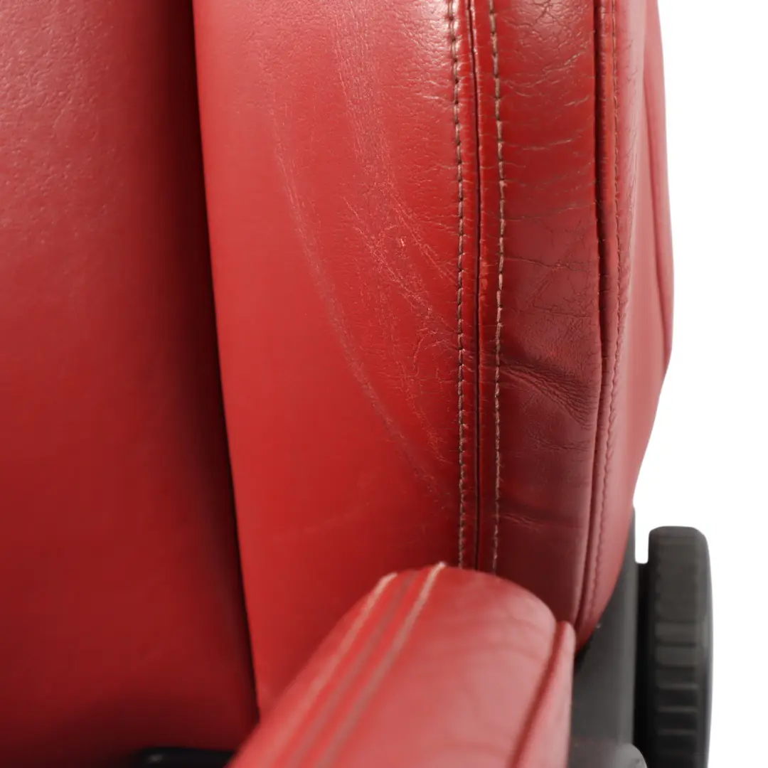 Audi TT 8J Coupe Sport Seat Front Left N/S Heated Feinnappa Leather Magma Red