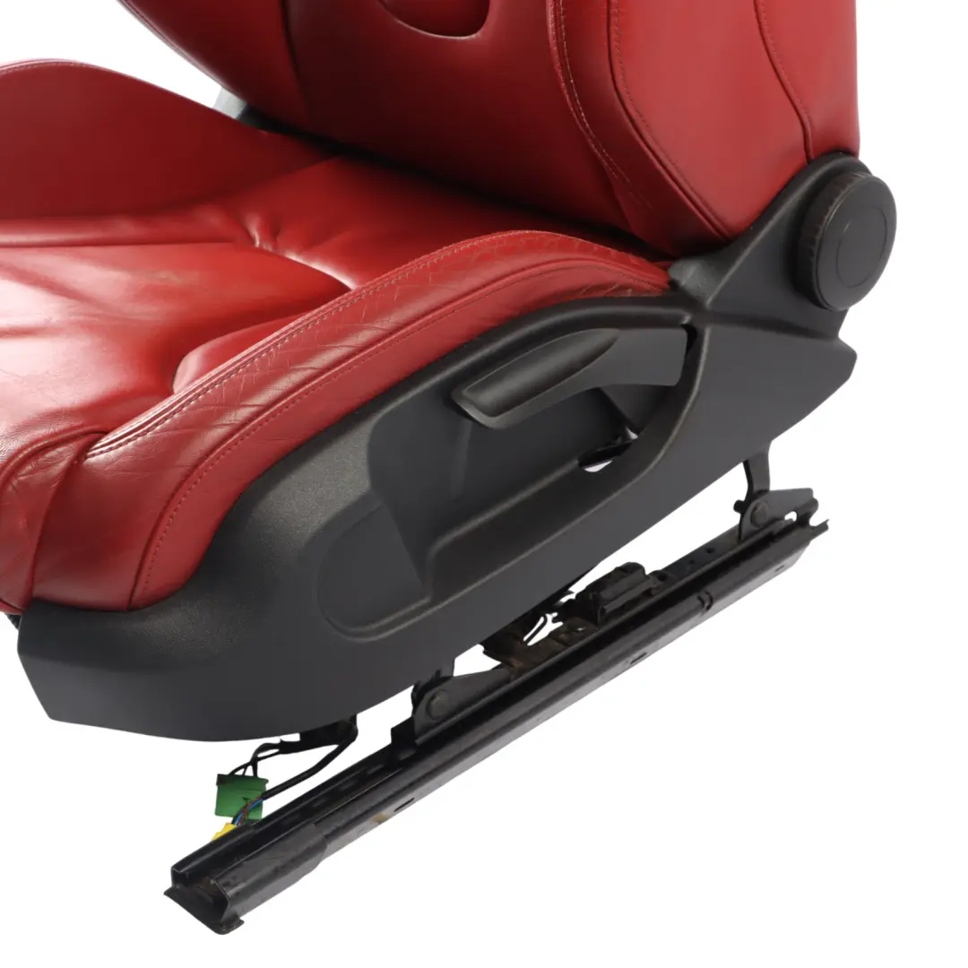 Audi TT 8J Coupe Sport Seat Front Left N/S Heated Feinnappa Leather Magma Red