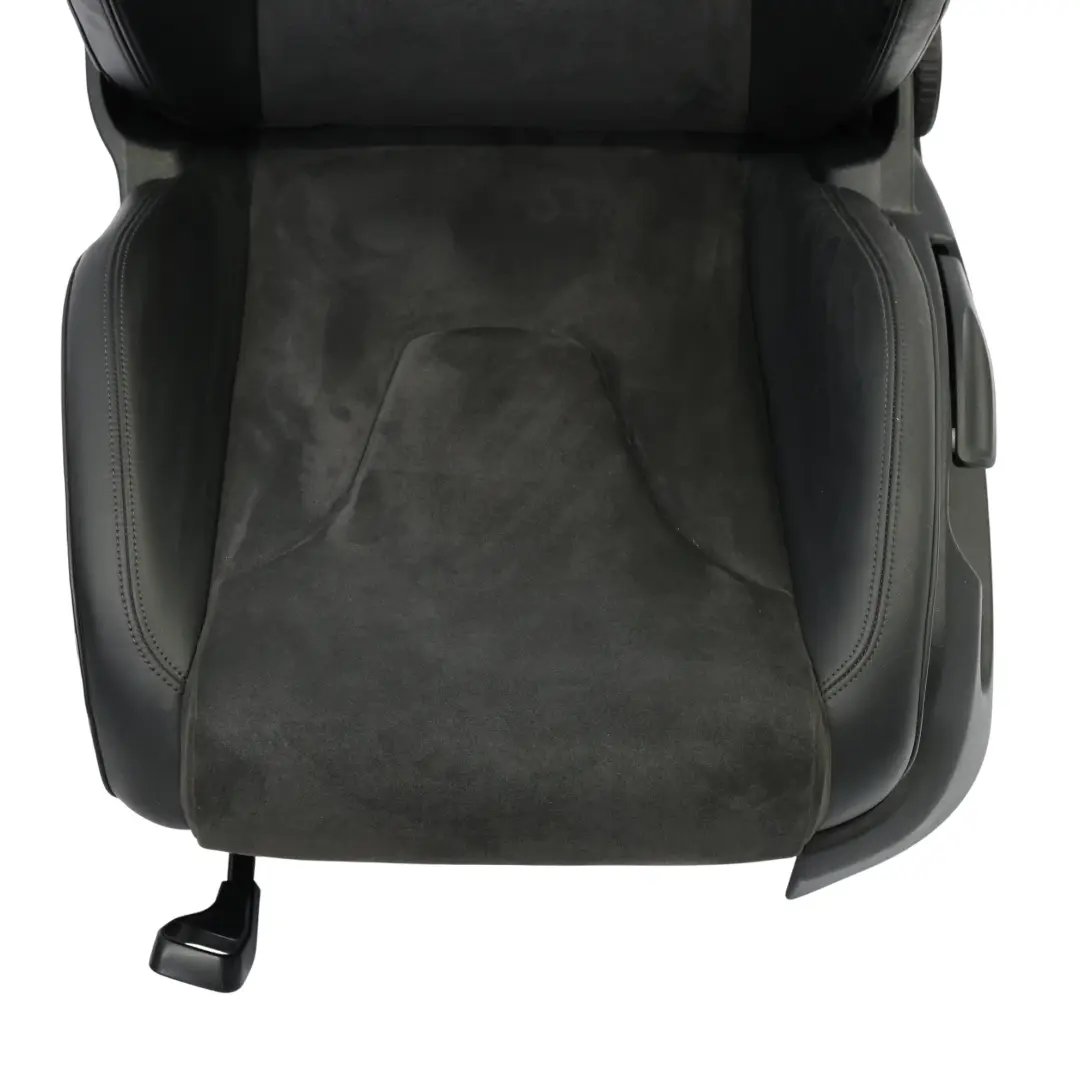 Audi TT 8J Coupe Sport Seat Front Left N/S Heated Nappa Leather Alcantara Black