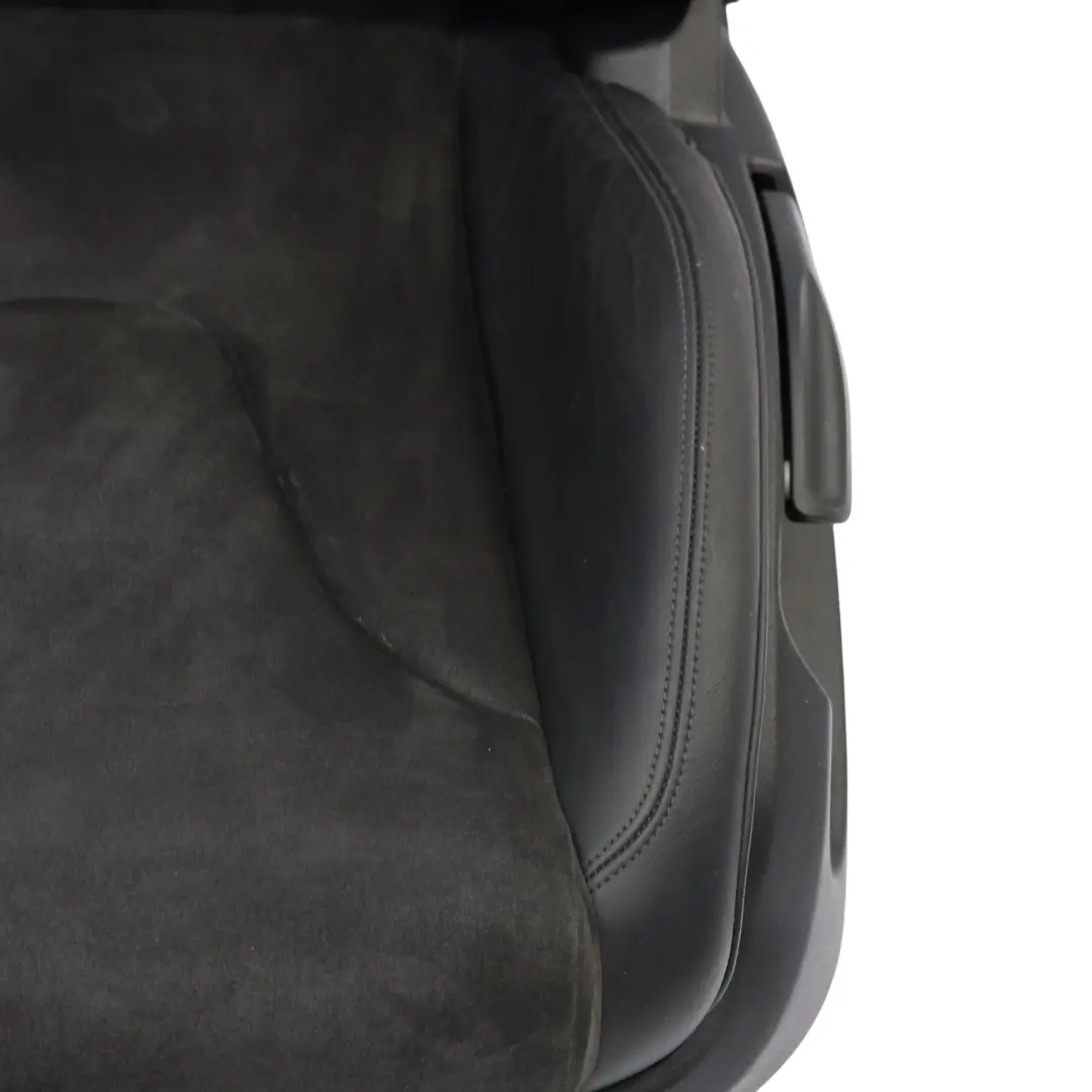 Audi TT 8J Coupe Sport Seat Front Left N/S Heated Nappa Leather Alcantara Black